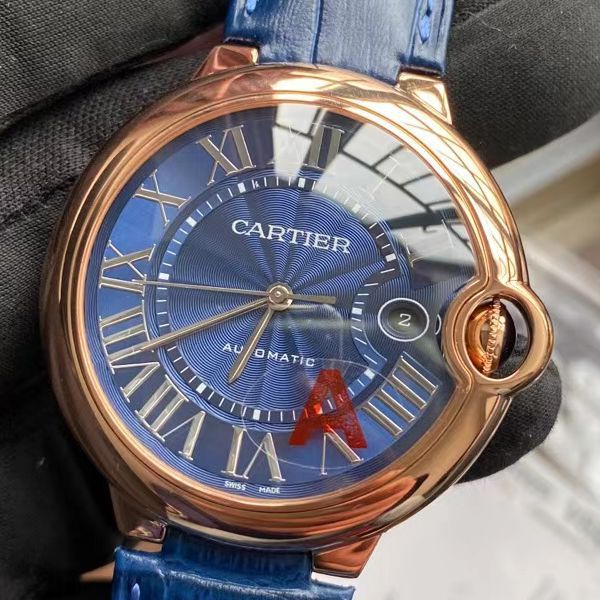 V6 Factory V8版本 Cartier  蓝气球男装一比一超A高仿手表WGBB0036 wrist watch 