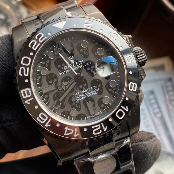 LF Rolex TBLACK官方 copy customized 版REVENGE（米尔高斯复仇系列） GMT MASTER 小骷髅