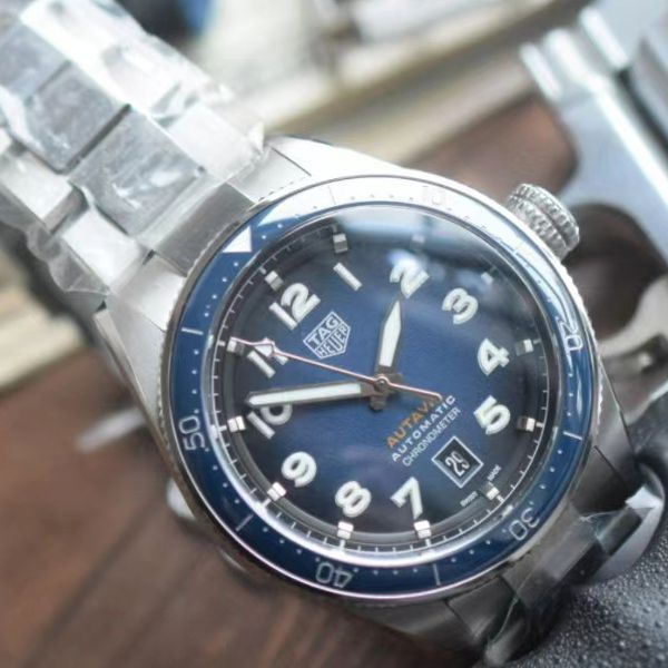 KOR Factory  TAG Heuer 1比1精仿手表 AUTAVIA系列WBE5116.EB0173 wrist watch 