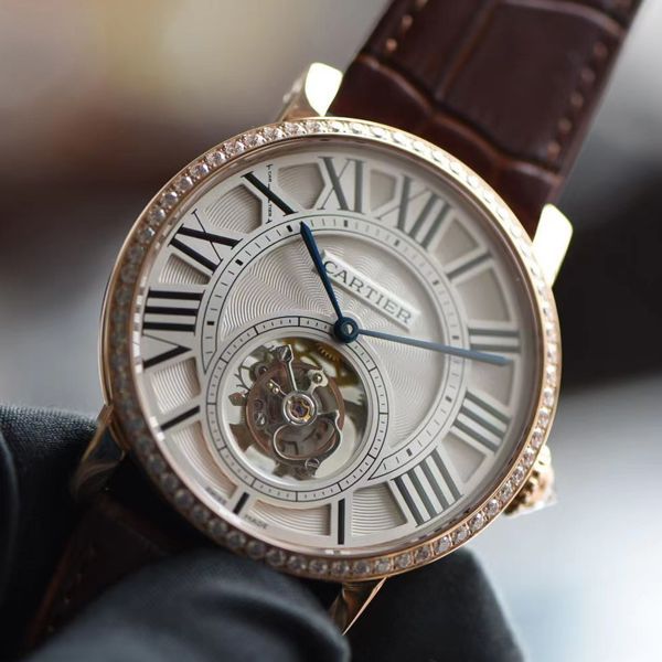 BBR Factory  Cartier  高级制表 Tourbillon 1比1高精仿手表HPI00593 wrist watch 