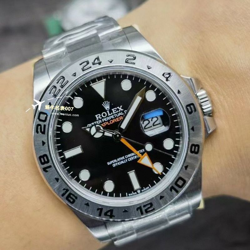 JVS一比一 top 复刻手表 Rolex 探险家二代高仿216570-77210和m216570-0001 wrist watch 