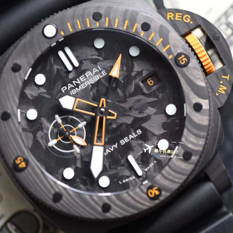 VS Factory 一比一 top 复刻高仿手表Panerai PAM01324、PAM1324 carbon fiber 