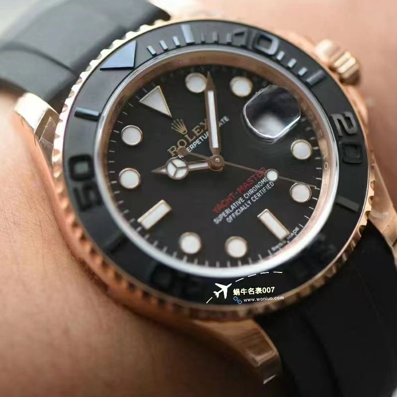  Video analysis VS Factory  Rolex 40MM金 Yacht-Master m126655-0002，M226658-0001 top 复刻高仿手表