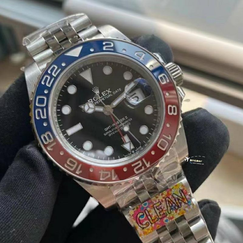  Video analysis C Factory clean Rolex  GMT MASTER 可乐圈m126710blro-0001一比一复刻高仿手表