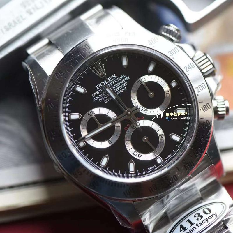 【 Video analysis 】clean Factory  Rolex  Ditongna 黑钢迪116520-78590 top 复刻高仿手表