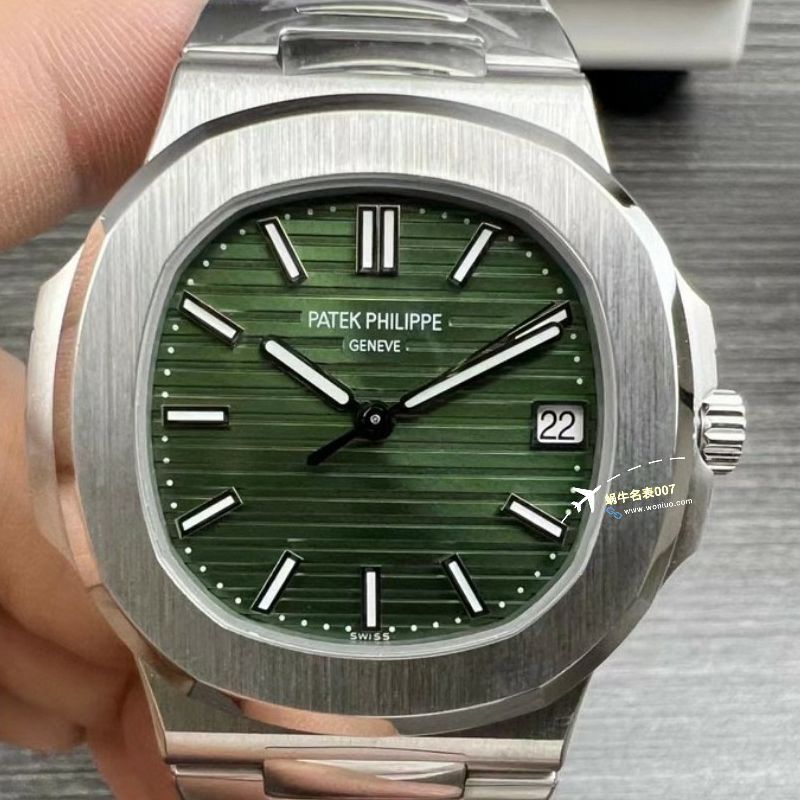 【 Video analysis 】3K一体机 PATEK PHILIPPE 绿色 Nautilus 一比一高仿复刻5711/1A-014手表