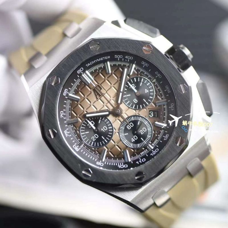 【 Video analysis 】APF Factory Audemars Piguet  Royal Oak Offshore  top 复刻高仿手表26420SO.OO.A600CA.01，26420TI.OO.A027CA.01 wrist watch 