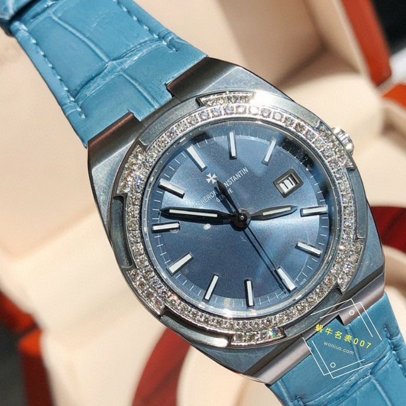 高端真钻女表Vacheron Constantin   Overseas 系列1225V/000R-B592，1225V/200A-B590 wrist watch 