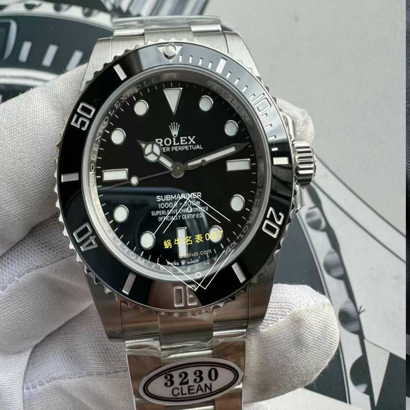 【 Video analysis 】clean Factory  Rolex  Submariner 型41mm无历水鬼m124060-0001 top 复刻高仿手表