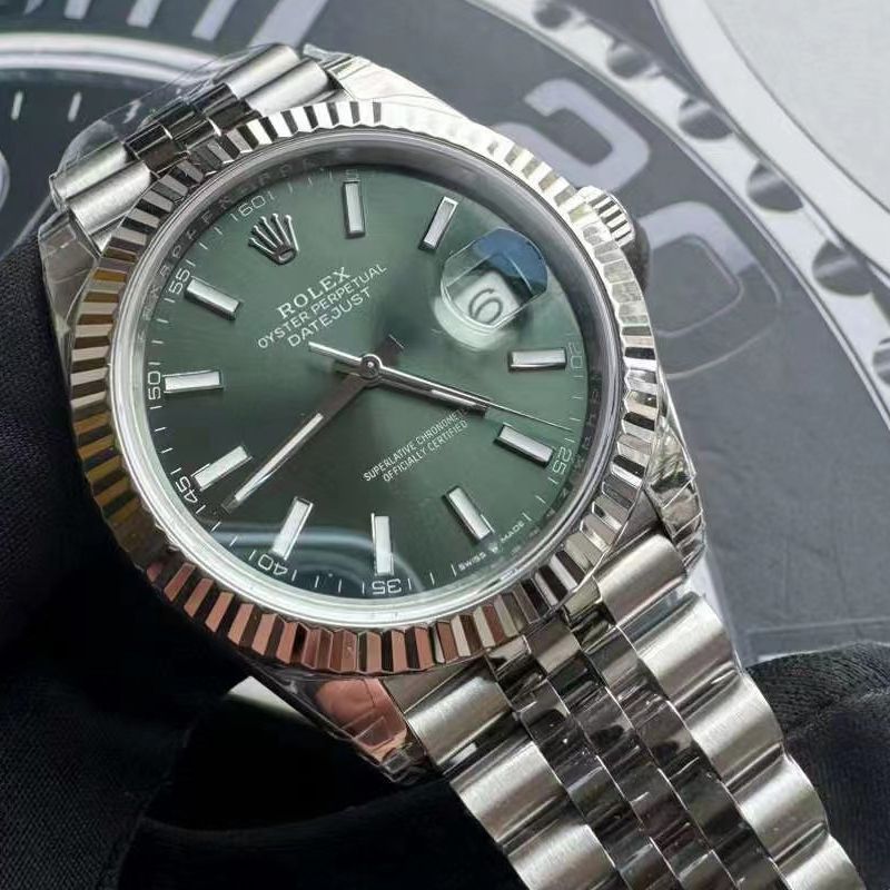 【 Video analysis 】VS top 复刻手表 Rolex   Datejust 41MM高仿m126334-0028 wrist watch (薄荷绿)