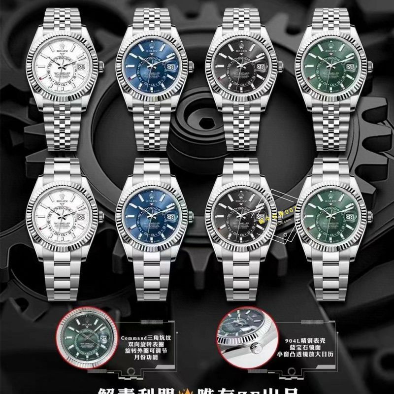  Video analysis  Rolex Sky-Dweller纵航天行者一比一高仿手表m336934-0005，m336934-0008，m336934-0004，m336934-0002 wrist watch 