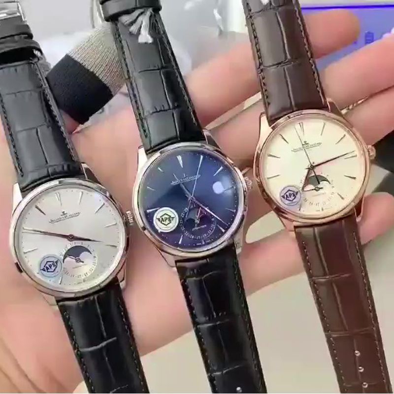  Video analysis APS Factory  Jaeger-LeCoultre 月相 top 复刻高仿超薄月相1368480，1362511，1368471，1368430手表