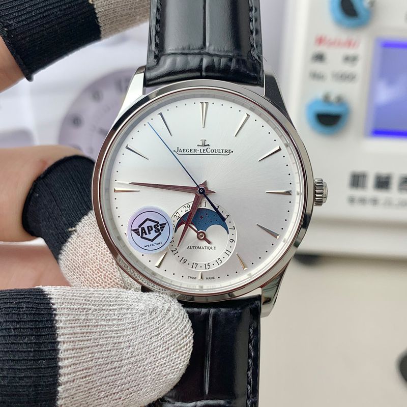 APS Factory 一比一复刻高仿 Jaeger-LeCoultre 月相大师系列1368430 wrist watch 