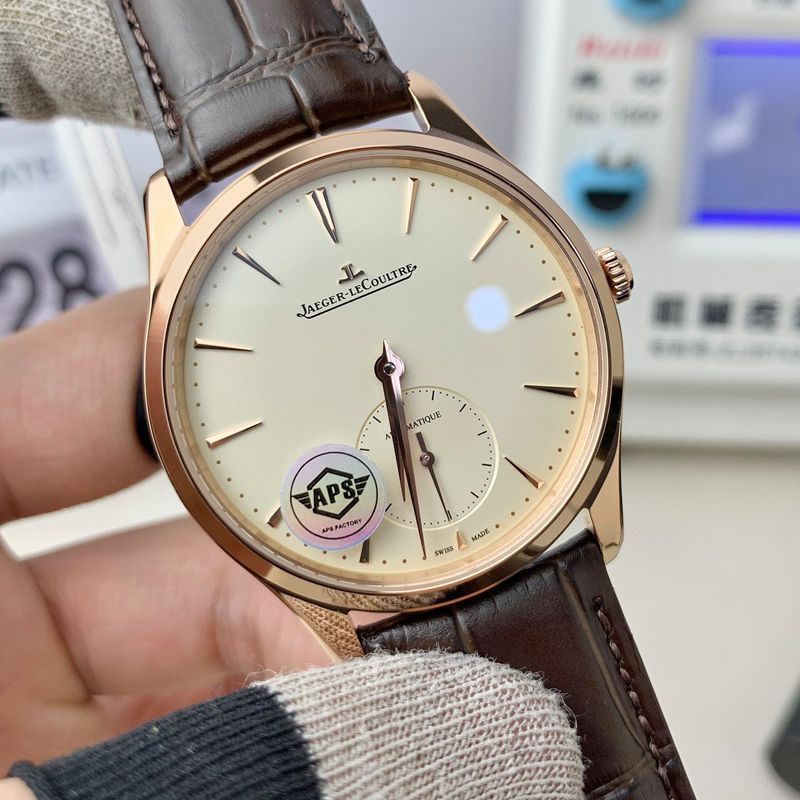 APS Jaeger-LeCoultre 大师系列复刻高仿两针半1212510，1218420 wrist watch 