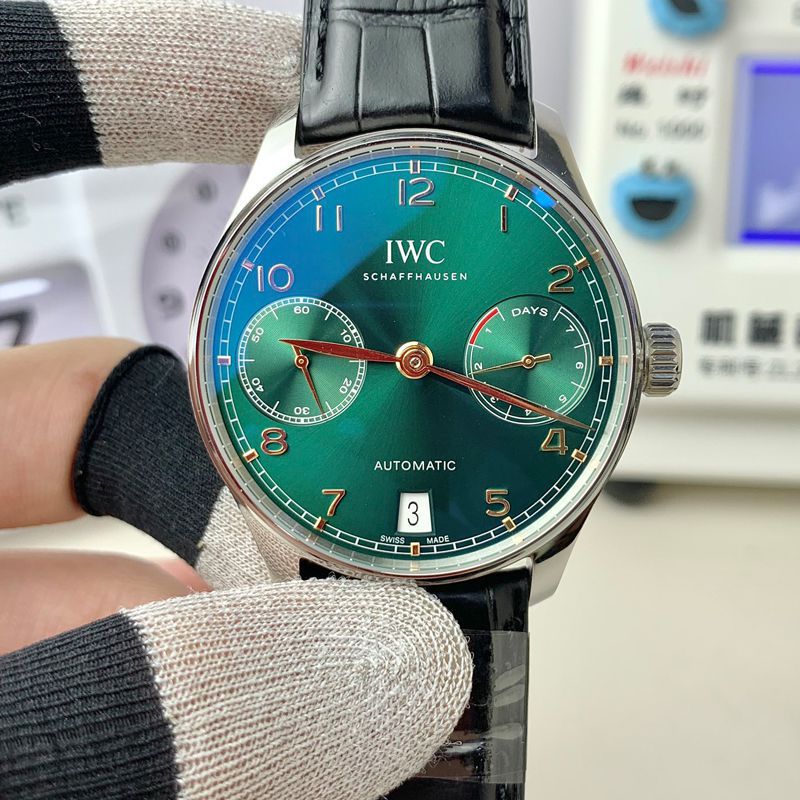 ZF IWC 复刻高仿葡七绿面葡萄牙系列IW500708 wrist watch (“科威特特别版”)