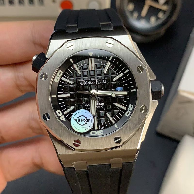 APS top 复刻高仿Audemars Piguet  Royal Oak Offshore 系列15703ST.OO.D002CA.01 wrist watch 