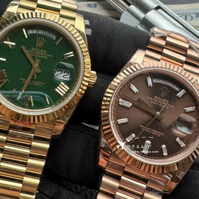 GMV3 Rolex  Adding weight DD Day-Date 型177g top 复刻高仿m228238-0061，m228235-0003 wrist watch 