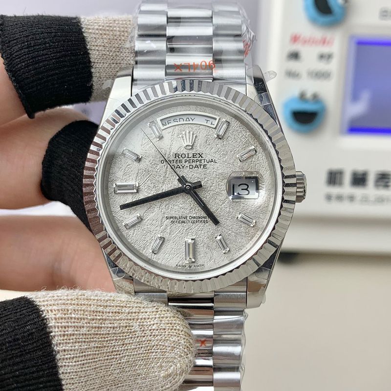 GM Rolex  Day-Date 型系列m228239-0055 wrist watch V3 Adding weight DD陨石盘 top 复刻手表