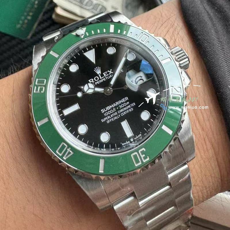 VS Rolex  Submariner 型新款41 Submariner m126610lv-0002超级复刻高仿 wrist watch 