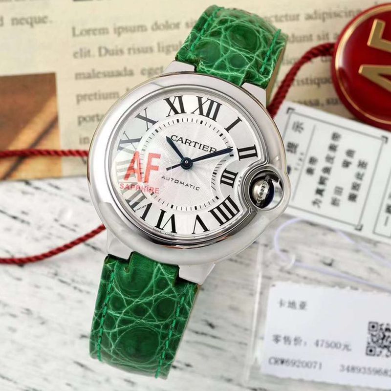 AF蜕变归来 Cartier  33mm蓝气球系列 wrist watch 