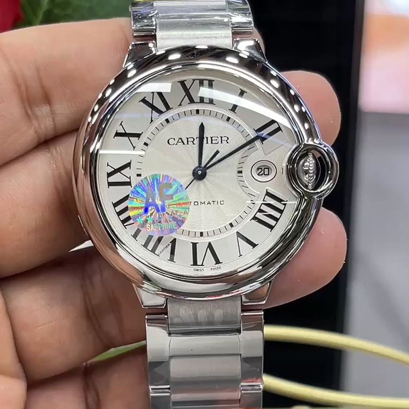 AF Cartier  蓝气球男装42毫米一比一复刻高仿手表WSBB0049 wrist watch 