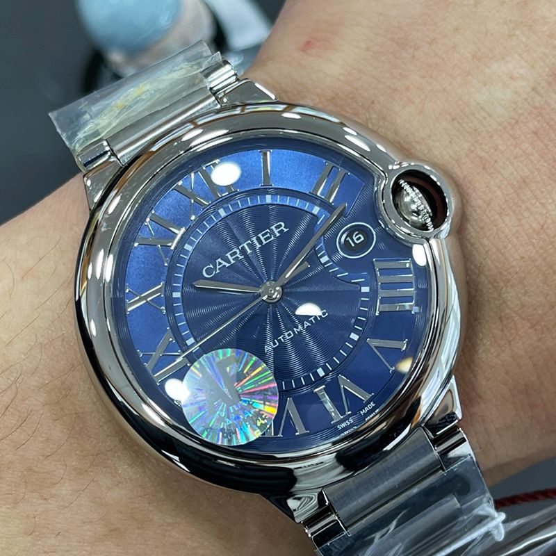 AF Cartier  复刻高仿42MM男款蓝气球系列WSBB0027 wrist watch 