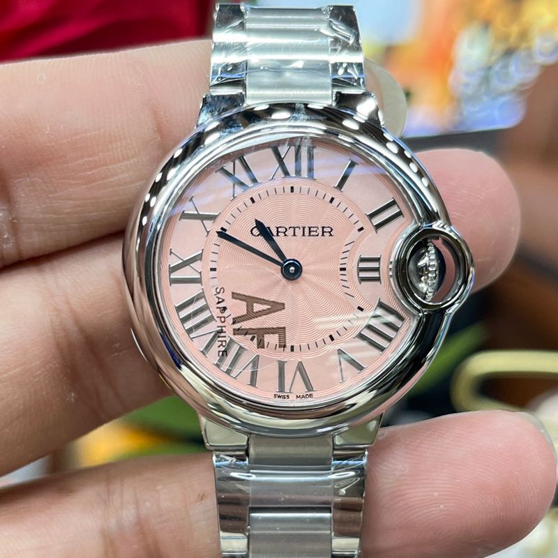 AF Cartier  蓝气球33MM石英复刻高仿女士手表系列WSBB0047 wrist watch 