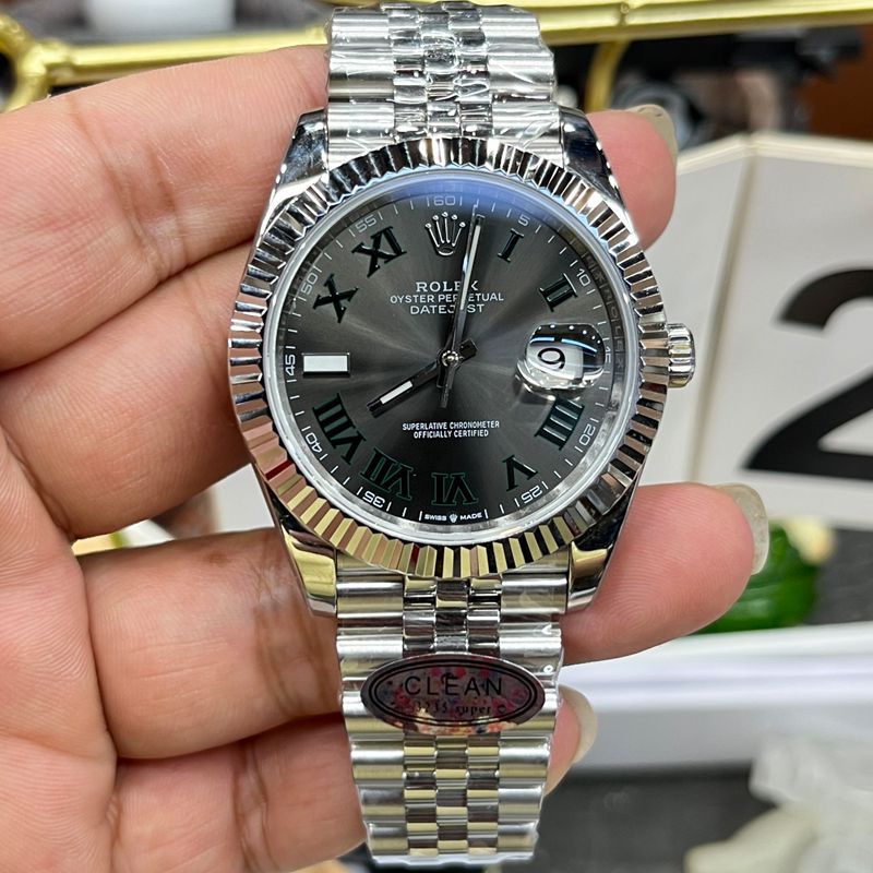 CLEAN Rolex   Datejust 41毫米 top 复刻高仿手表m126334-0022 wrist watch (绿罗&绿萝)