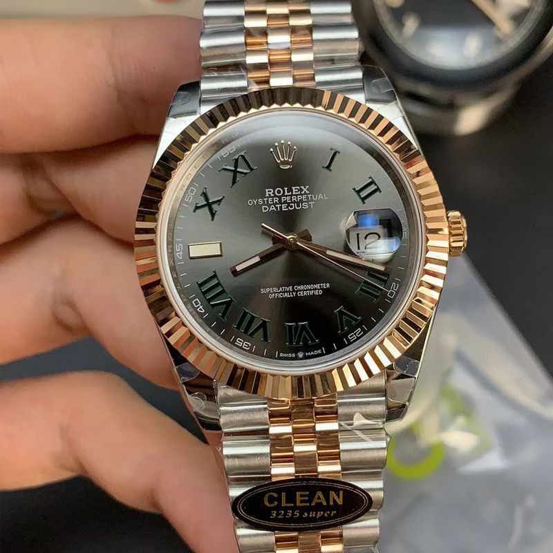 C Factory clean Rolex   Datejust  top 高仿复刻手表41MM Datejust m126331-0016 wrist watch 