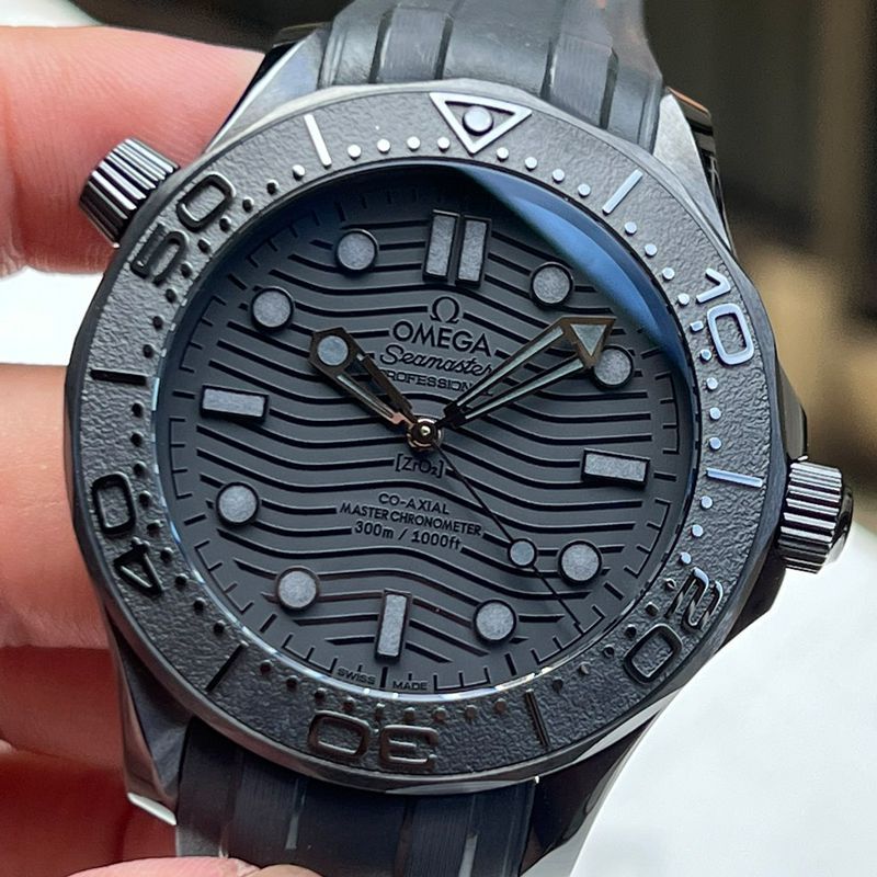 VS Factory OMEGA Seamaster 300米黑武士 top 复刻高仿手表210.92.44.20.01.003 wrist watch 