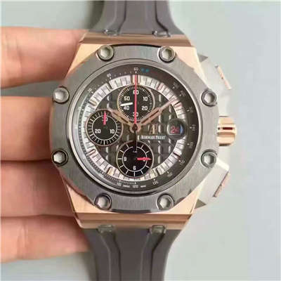 【JF Factory 超A高仿手表】Audemars Piguet  Royal Oak Offshore 系列舒马赫26568OM.OO.A004CA.01机械 wrist watch 