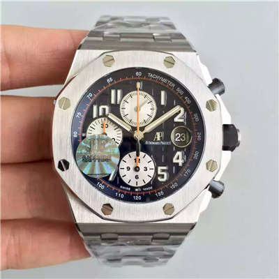 【JF Factory 超A高精仿】Audemars Piguet  Royal Oak Offshore 系列26470ST.OO.A027CA.01机械 wrist watch 《钢带》