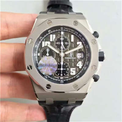 【JF Factory  top 复刻高仿】Audemars Piguet  Royal Oak Offshore 系列26020ST.OO.D101CR.01 wrist watch 