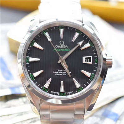 【KW Factory 一比一超A高仿手表】OMEGA Seamaster 系列231.10.42.21.01.001黑面绿字231.10.42.21.01.001男表