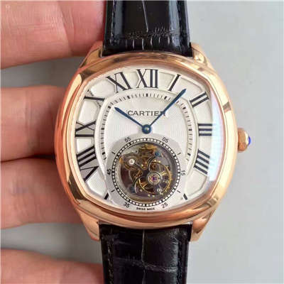 【TF Factory 1:1高仿手表】 Cartier  DRIVE DE  Cartier  系列W4100013 Tourbillon 男表