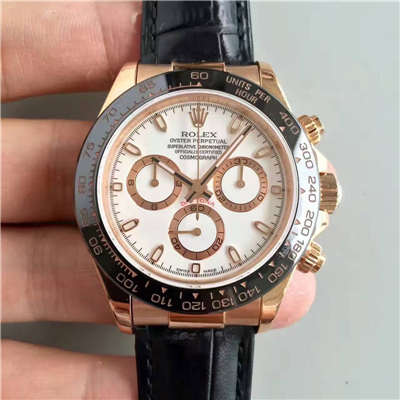 【JF Factory 1:1高仿精仿手表】 Rolex  Cosmograph Daytona  Ditongna 系列116515LN-L(FC) 象牙色男表