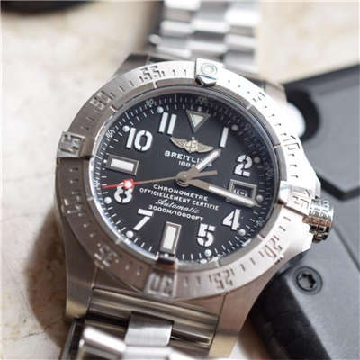 【实物图鉴赏】 Breitling 海狼手表 《 copy customized 版搭配原装瑞士ETA2836 Movement 》