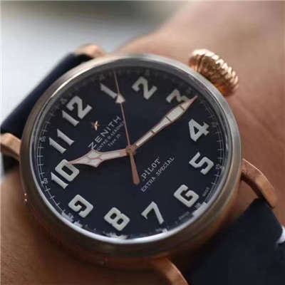 【独家视频测评XF Factory 一比一高仿手表】真力时Pilot Type 20 Extra Special Westime特别限量 wrist watch 