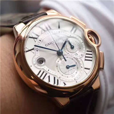 【独家视频测评OF一比一超A高仿手表】 Cartier  蓝气球系列W6920074 wrist watch 