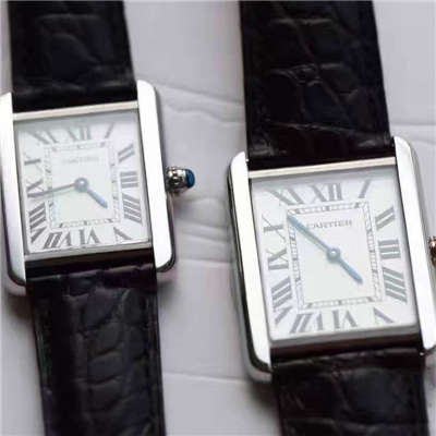 【独家视频测评K11一比一超A高仿手表】 Cartier  坦克solo最高版本女装 wrist watch 中号W5200003小号W5200005可选  