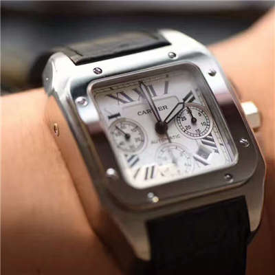 【HBBV6 Factory 1:1复刻高仿手表】 Cartier   Santos 系列W20090X8 wrist watch 