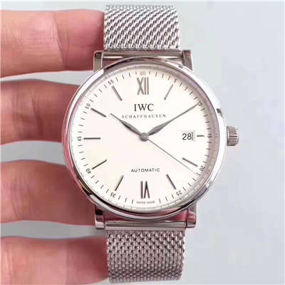 【独家视频测评MK Factory 一比一超A精仿手表】 IWC 柏涛菲诺系列IW356505精钢米兰表链 wrist watch 