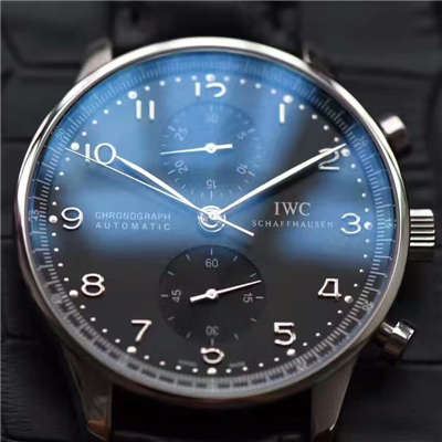 【独家视频测评YL一比一超A高仿手表】 IWC 葡萄牙CHRONOGRAPH计时系列IW371447 wrist watch 