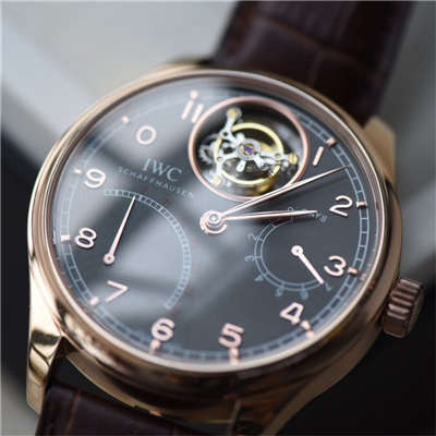 【TF Factory 一比一复刻高仿手表】 IWC 葡萄牙系列IW504402 、IW504602真 Tourbillon 逆跳 wrist watch 