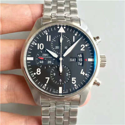 【ZF Factory 1:1超A精仿手表】 IWC 飞行员CHRONOGRAPH计时 wrist watch 系列 IW377704 wrist watch 