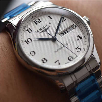 【 Video analysis 台湾 Factory KZ出品 top 1:1复刻高仿手表】 Longines 名匠双历系列L2.755.4.78.6 wrist watch 