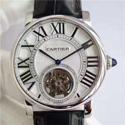 【BL Factory 一比一高精仿手表】 Cartier  ROTONDE DE  Cartier 系列W1556216 Tourbillon  wrist watch 