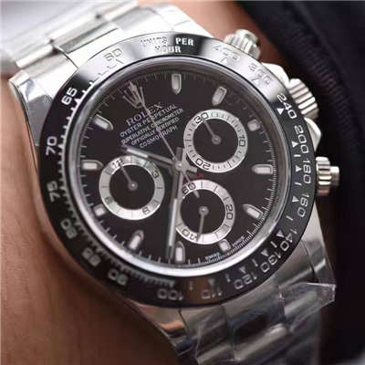 【N Factory 最新V7版本】 Rolex  Cosmograph Daytona  Ditongna 复刻高仿116500LN-78590黑盘机械手表