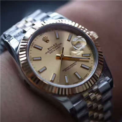 【N Factory 一比一高仿复刻手表】 Rolex   Datejust 系列126333-62613包18K金 wrist watch 