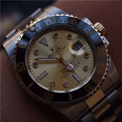 【NOOB Factory V7版一比一超A高仿手表】 Rolex  Submariner 型系列116610LN金盘 wrist watch 《包真18K金版》